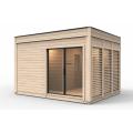 Casa mobila din lemn camping fitness sauna