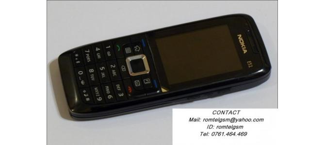Carcasa Nokia E51 Black ORIGINALA COMPLETA SIGILATA