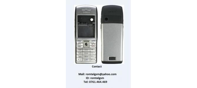 Carcasa Nokia E50 SILVER ( ARGINTIE ) ORIGINALA COMPLETA SIGILATA