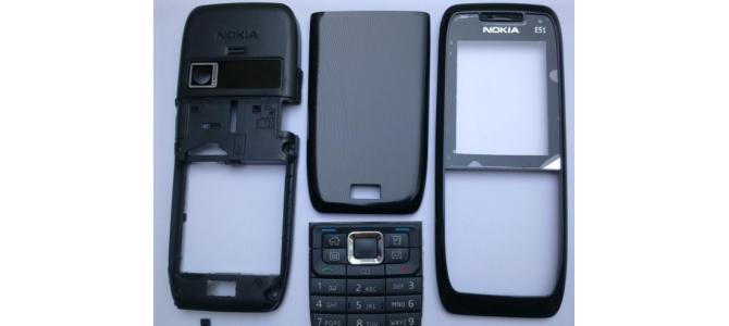 Carcasa Nokia E51 Black ( NEAGRA ) ORIGINALA COMPLETA SIGILATA