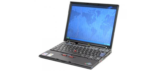 Laptop second hand IBM Lenovo X40 Intel Centrino 1.6GHz, doar 650 lei