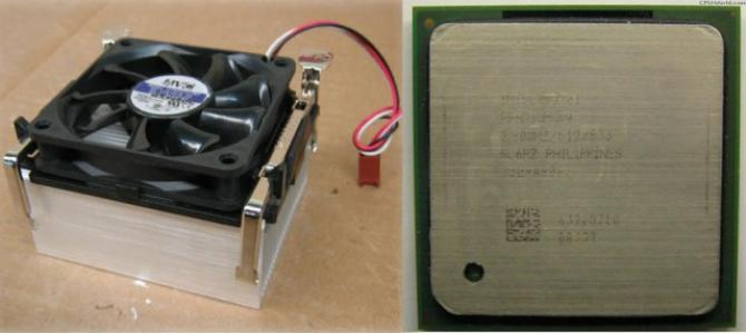 Vand cooler si fan pentru procesor Intel socket 478
