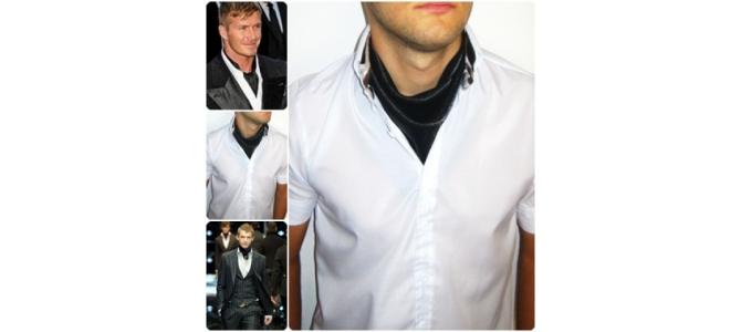 Esarfa Gen Cravata Ascot Fashion Neagra