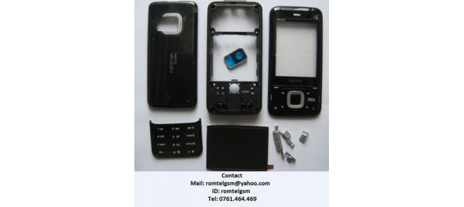 Carcasa Nokia N81 8 GIGA Black ( NEAGRA ) ORIGINALA COMPLETA SIGILATA