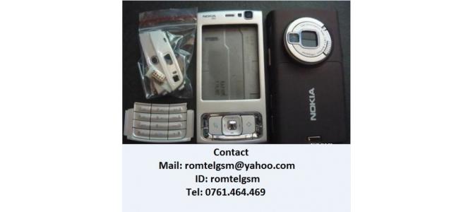Carcasa Nokia N95 SILVER ( ARGINTIE ) ORIGINALA COMPLETA SIGILATA