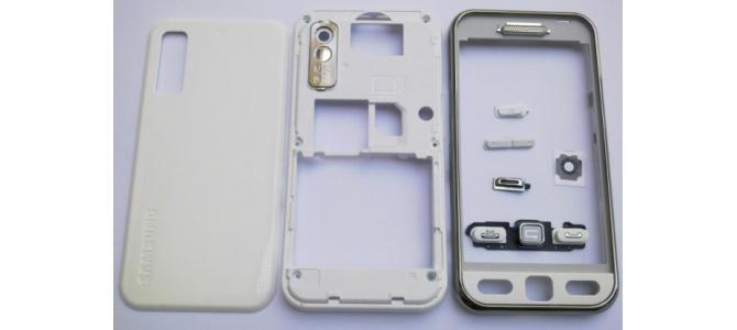 Carcasa Samsung S5230 WHITE ( ALBA ) ORIGINALA COMPLETA SIGILATA