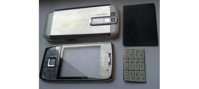 Carcasa Nokia E66 White ( Alba ) ORIGINALA COMPLETA