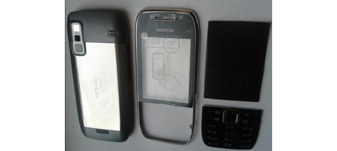 Carcasa Nokia E75 Grey ( Gri ) ORIGINALA COMPLETA