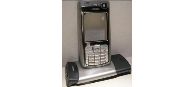 Carcasa Nokia N70 Silver ( Argintie ) ORIGINALA COMPLETA