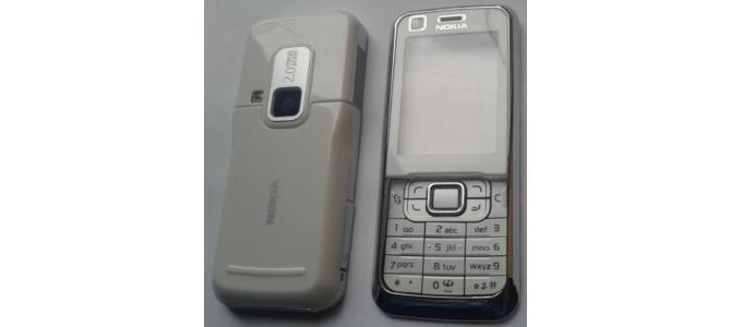 Carcasa Nokia 6120 Classic WHITE (ALBA) ORIGINALA COMPLETA