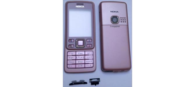 Carcasa Nokia 6300 Pink ( Roz ) ORIGINALA COMPLETA