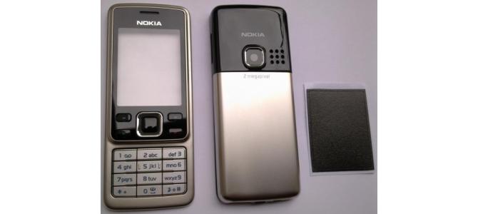 Carcasa Nokia 6300 Silver ( Argintie ) ORIGINALA COMPLETA