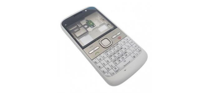 Carcasa Nokia E5 White ( Alba ) ORIGINALA COMPLETA