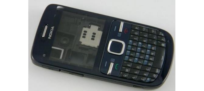 Carcasa Nokia C3 Black ( Neagra ) ORIGINALA COMPLETA