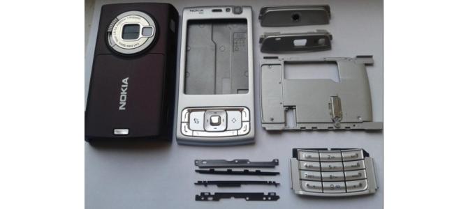 Carcasa Nokia N95 Silver ( Argintie ) ORIGINALA COMPLETA