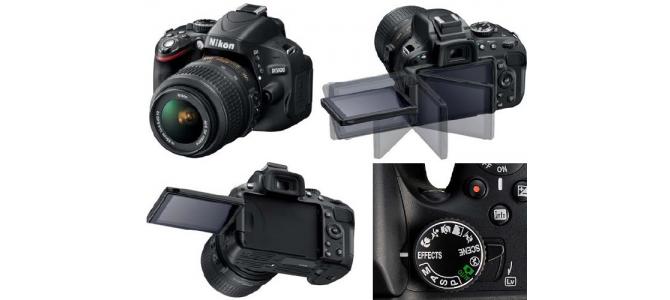Camera foto DSLR NIKON D5100, 16.2 Mp, 3 inch, obiectiv 18-55 VR + card SDHC 8GB + geanta