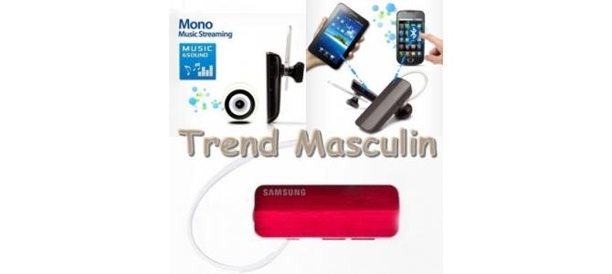 Handsfree Casca Bluetooth Multipoint Samsung HM1700 Roz