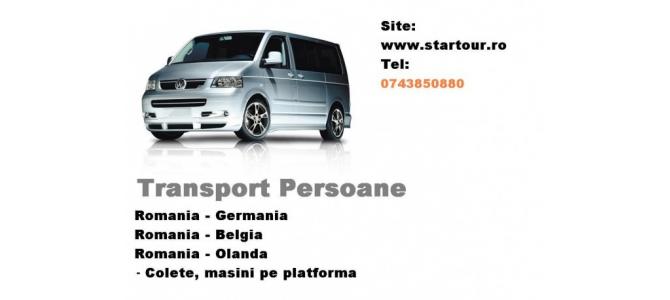 Transport persoane colete! www.startour.ro