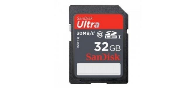Vand Card memorie SanDisk SDHC Ultra 32GB Clasa 10 NOU!!!