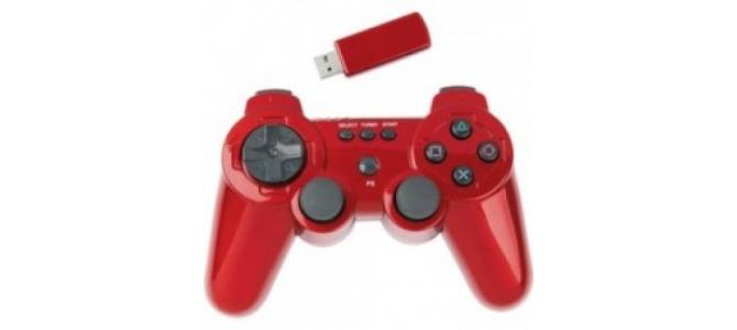 Controller compatibil PS3 rosu, 44 Ron