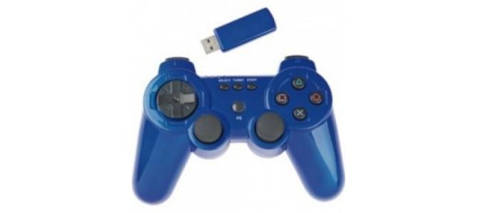 Controller compatibil PS3 albastru, 44 Ron
