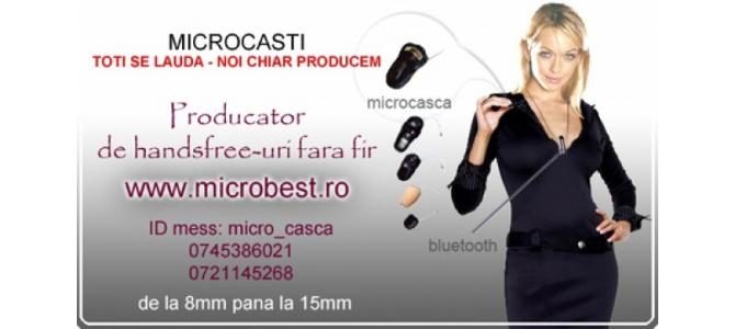 Handsfree fara fir - Microcasti wireless