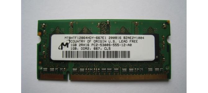 Memorie laptop 1G, DDR2, 667MHz, CL 5