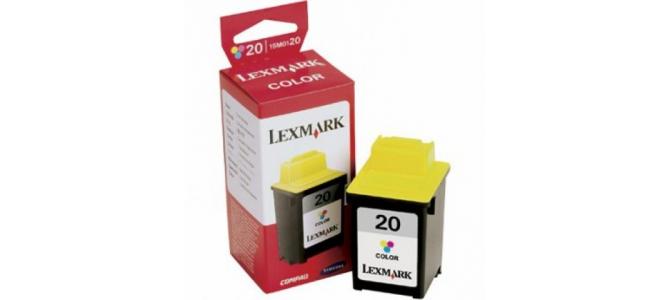 Cartus cu cerneala Lexmark 20 color 15M0120 PRET: 58 LEI