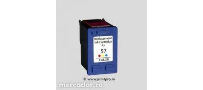 CARTUS PENTRU HP 57 compatibil C6657 PRET 48 RON