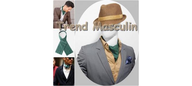 Cravata Ascot Fashion Verde