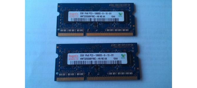 memorie RAM laptop 2gb DDR3  - 60 ron