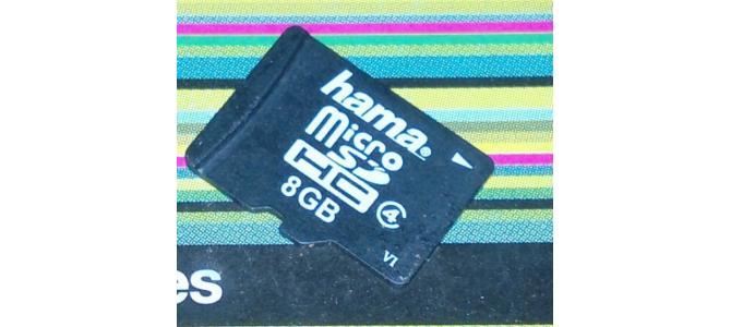 Card MicroSD - HC Hama - 8 GB