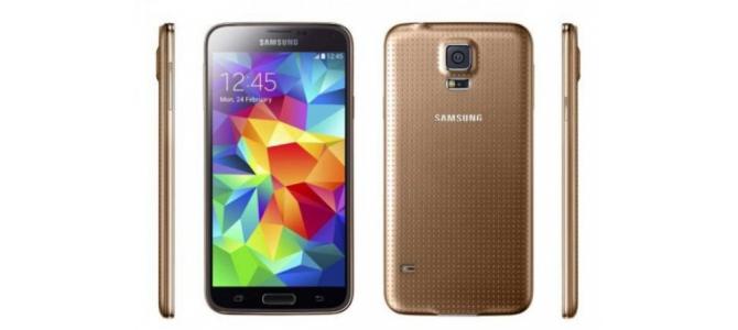 Samsung galaxy s5 gold auriu sigilate la cutie
