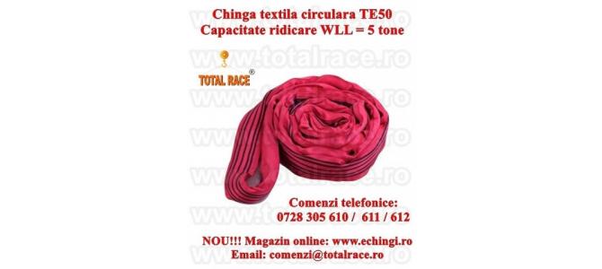 Chinga textila ridicare circulara  5 tone 1 metru