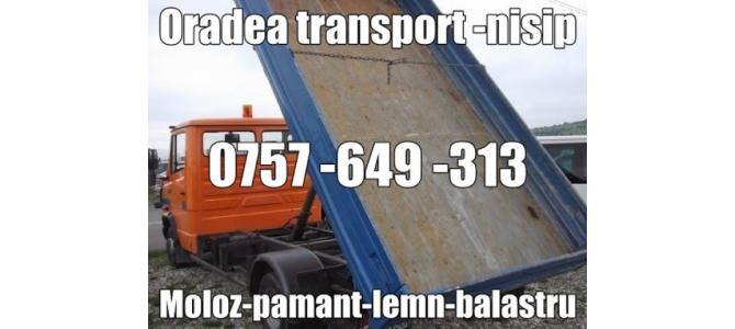 Transport Nisip Pietris Moloz Pamant Oradea
