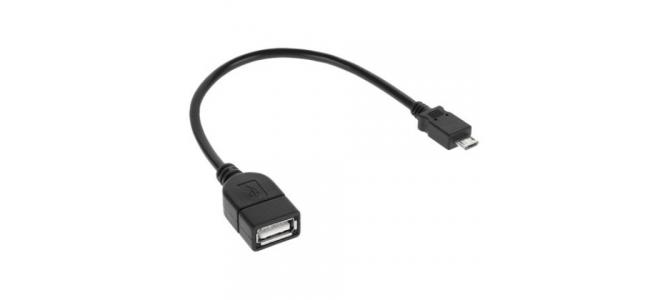 Cablu Adaptor OTG micro usb-USB mama