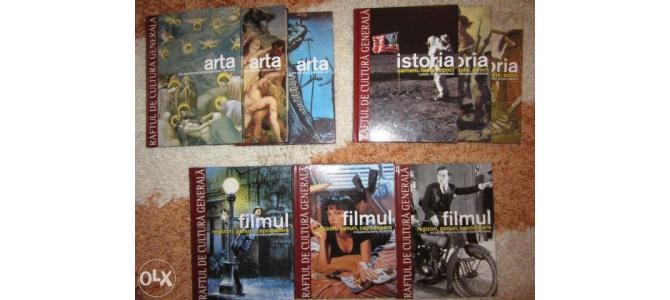 Set 9 carti Cultura Generala " Istorie / Arta / Film "