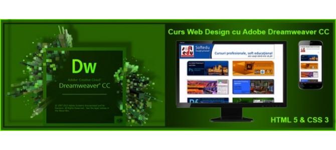 Curs web design Adobe Dreamweaver CC