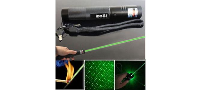 Laser Verde 3D cu Acumulator Inclus