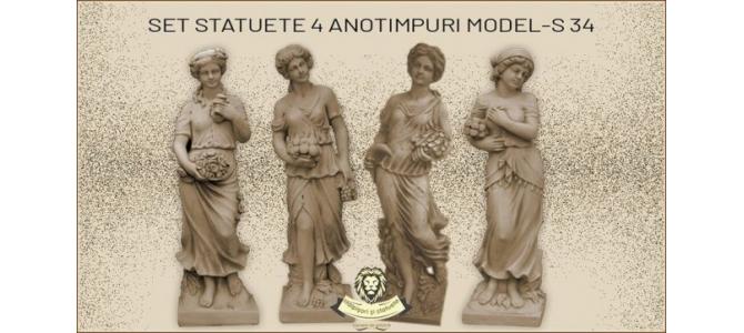 Statuete sezone 4 anotimpuri complet model S34.