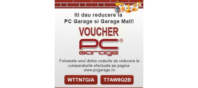 Ofer gratuit cupon voucher PC Garage 2017: T7AW9Q2B sau WTTN7GIA