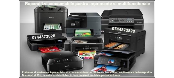Reparatii si consumabile pentru imprimante si multifunctionale.