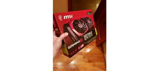 MSI GeForce 1070 GTX Gaming X 8GB NOUA