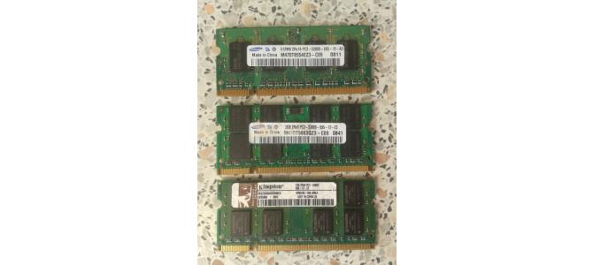 Memorie Laptop Ram Samsung M470T6554EZ3-CE6 512Mb DDR2 667Mhz Pret 10 Lei