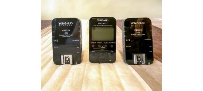 Yongnuo YN622N-TX + 2x YN622N kit declansare wireless