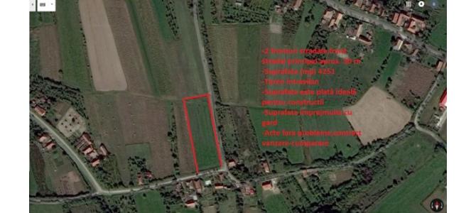 Vand urgent teren intravilan Sauaieu 4251 m²