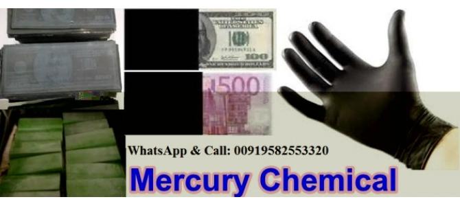 Defaced currencies cleaning CHEMICAL, ACTIVATION POWDER