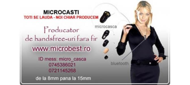 Handsfree fara fir - Microcasti invizibile