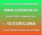 SendNow.ro Servicii Email Marketing 10 EUR