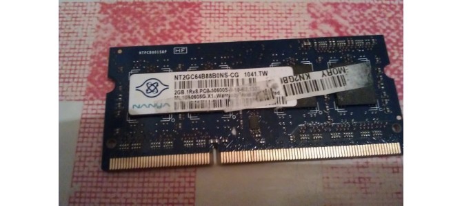 RAM LAPTOP 2GB DDR 3 1333MHz 60lei